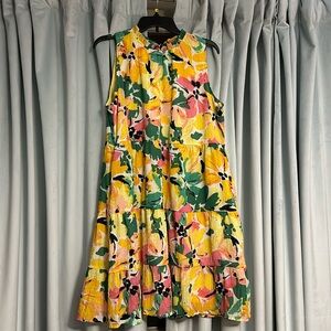 Ann Taylor Loft ruffle tiered dress. Sleeveless/lined in gently used condition.